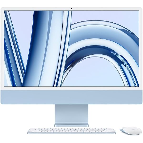 Apple iMac 2021 all-in-one desktop computer with M1 chip: 8-core